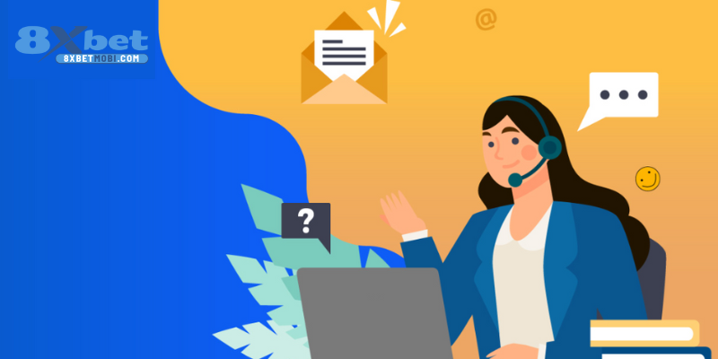 Liên hệ nhân viên để được hỗ trợ khi thực hiện tải App 8xbet